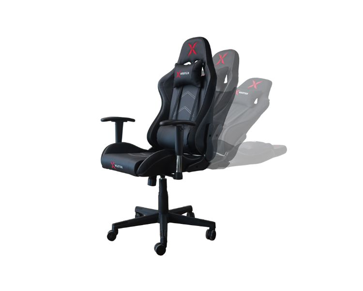 Gaming Chair: Vertex Illidan Gaming Chair RGB Black PU